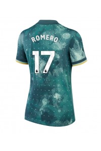 Tottenham Hotspur Cristian Romero #17 Voetbaltruitje 3e tenue Dames 2024-25 Korte Mouw